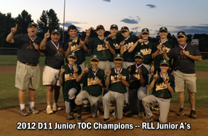 2012 D11 Junior TOC Champions